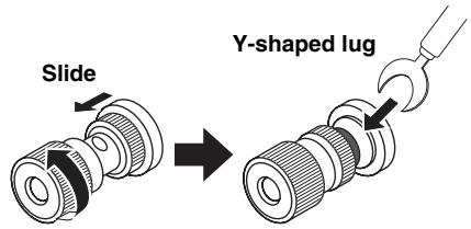 YAMAHA A-S1000 - Connecting the speakers - 5