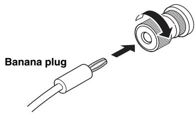 YAMAHA A-S1000 - Connecting the speakers - 4