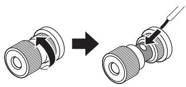 YAMAHA A-S1000 - Connecting the speakers - 2