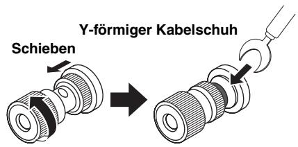 YAMAHA A-S1000 - Anschlieben der Laufsprecher - 5