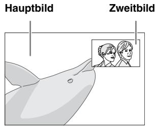 YAMAHA BRX-610BL - ■ Verwenden der Bild-in-Bild-Funktion (Zweitbild/Zweitton-Wiedergabe) - 1