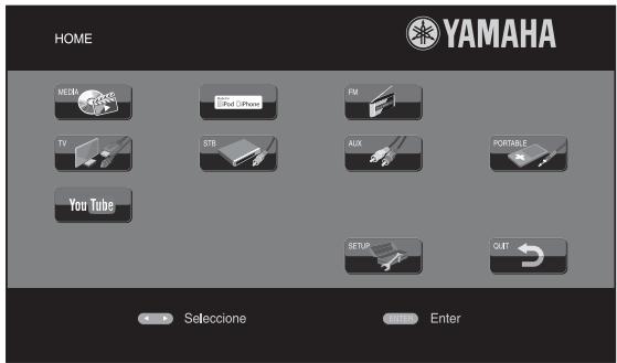 YAMAHA BRX-610BL - Reproduccion de videos desde YouTubeTM - 1