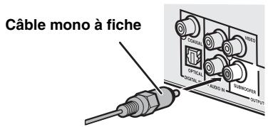 YAMAHA BRX-610BL - Raccordement d'un caisson de graves actif - 1