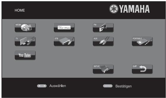 YAMAHA BRX-610BL - Wiedergeben von Videos von YouTubeTM - 1