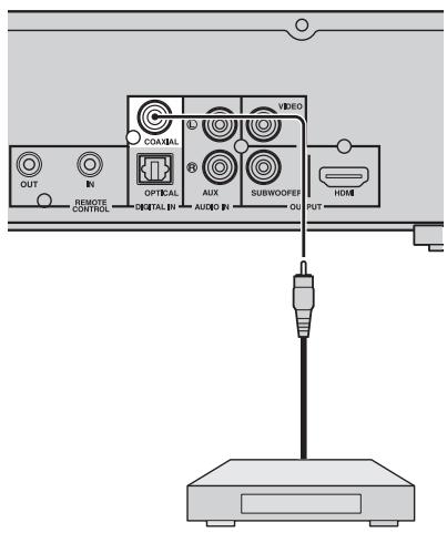 YAMAHA BRX-610BL - Connecting a satellite/cable TV tuner - 1