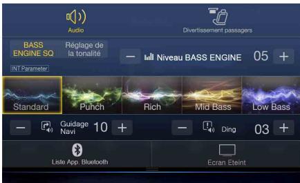 ALPINE X901D-G7 - Basculement de l'écran des sources audio sur un écran spécifique - 1