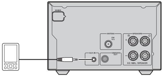 YAMAHA MCR-332 - ■ Anschlieben eines externes Geräts - 1