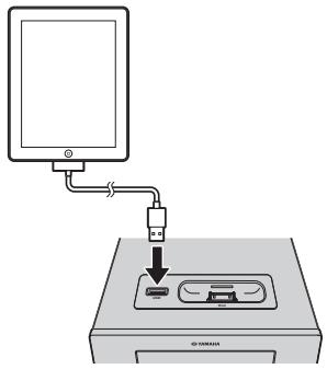 YAMAHA MCR-332 - Connecting iPad - 1