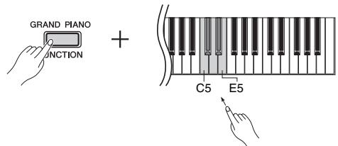 YAMAHA P-45 - Pour sélectionner un type de réverbération : - 1