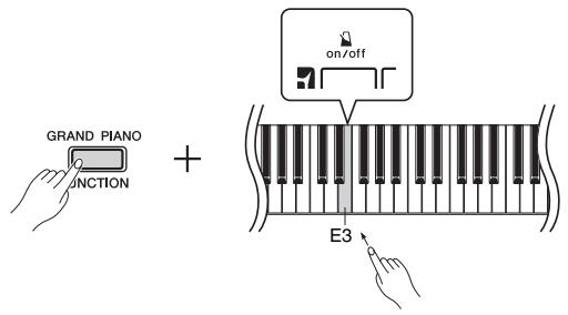 YAMAHA P-45 - Utilisation du métronome - 1