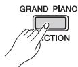 YAMAHA P-45 - Pour selectionner la sonorité Grand Piano (Piano à queue): - 1