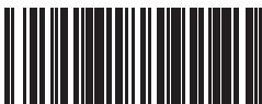 Black and white barcode image with vertical lines and dots, no readable text or symbols