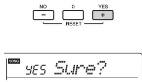 YAMAHA PSR-E353 - Effacement d'un morceau utilisateur - 3