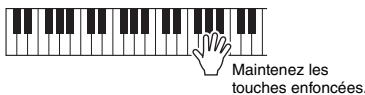 YAMAHA PSR-E353 - Modalités d'application des effets au son dans le cas des divers types disponibles - 3