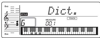 YAMAHA PSR-E353 - À titre d'exemple, nous allons apprendre à jouer l'accord GM7 (septième majeure G (sol)). - 2