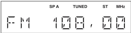 YAMAHA R-S201 - Press and hold TUNING << / >> to begin tuning. - 1