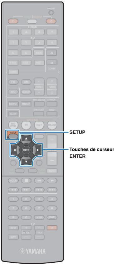 YAMAHA RX-V473 - Réinitialisation des codes de télécommande - 1