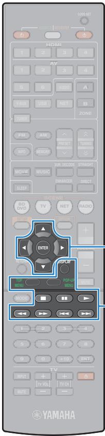 YAMAHA RX-V473 - Écoute de la radio Internet - 5