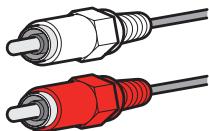 YAMAHA RX-V473 - (Prises stéreo G/D) - 2