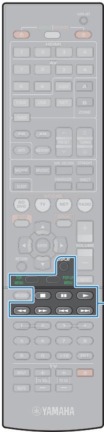 YAMAHA RX-V473 - Sélectionnez un morceau et démarrez la lecture. - 2