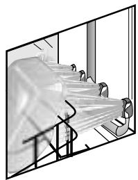WHIRLPOOL ADG 688 FD  - TABLEAU DE PROGRAMMES - Chargement du PANIER INFÉRIEUR - 3