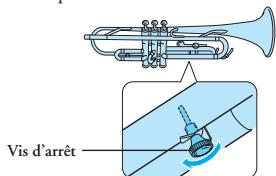 YAMAHA TRUMPET/CORNET/FLUGELHORN/ROTARY TRUMPET - ATTENTION — Comment empêcher la coulisse de troisieme piston de tomber. - 1
