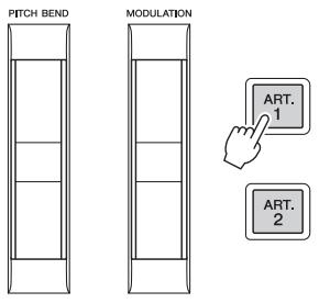 YAMAHA TYROS5 - Ajout d'effets d'articulation aux sonorités Super Articulation - 1