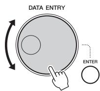 YAMAHA TYROS5 - - Réglage des valeurs des paramètres - 3