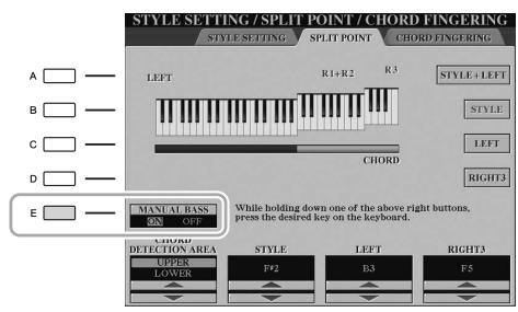 YAMAHA TYROS5 - Interprétation d'accords de la main droite tout en jouant une partie de basse de la main gauche - 1
