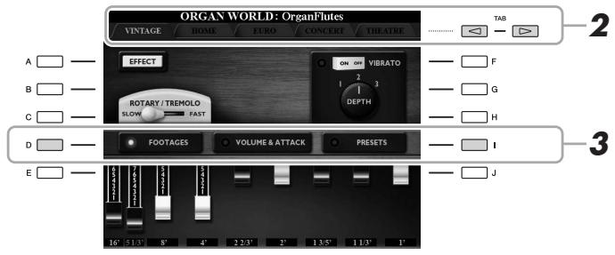 YAMAHA TYROS5 - Reproduction de diverses sonorités Organ (Organ World) - 7