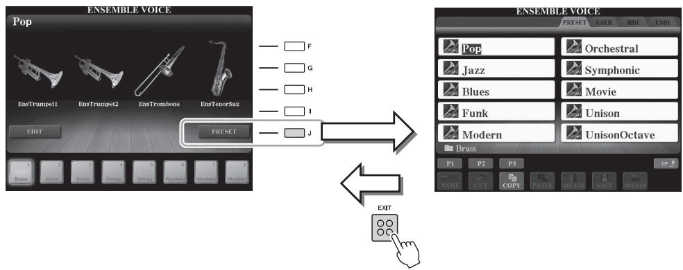 YAMAHA TYROS5 - Pour apprécié d'autres sonorités du mode Ensemble Voice : - 1