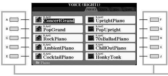 YAMAHA TYROS5 - Touches [A]-[J] - 1