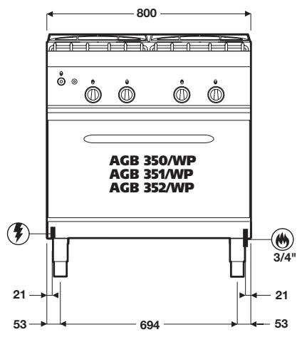 WHIRLPOOL AGB 360/WP - CUISINIÈRE À GAZ - 4