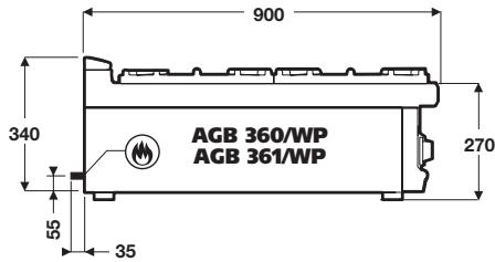 WHIRLPOOL AGB 360/WP - CUISINIÈRE À GAZ - 12