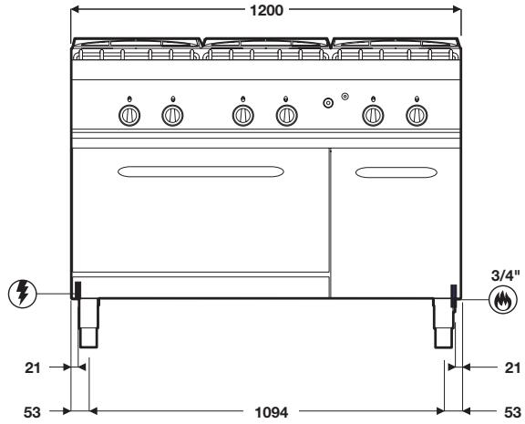 WHIRLPOOL AGB 360/WP - CUISINIÈRE À GAZ - 15