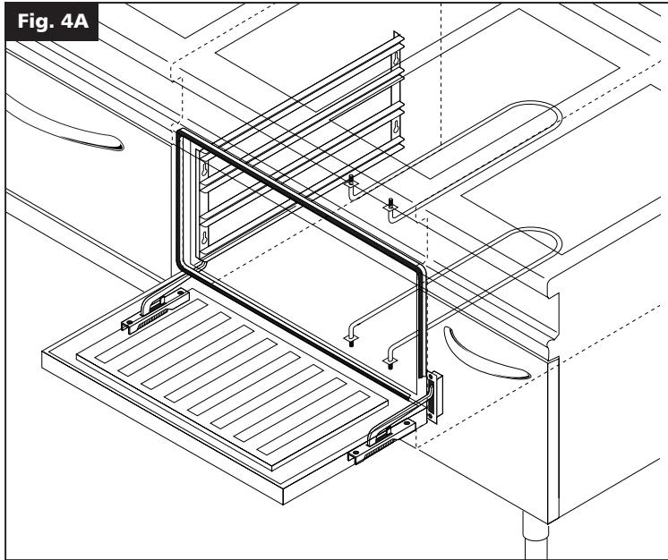 WHIRLPOOL AGB 360/WP - Allumage du brûleur principal et réglage de la température des jours à gaz GN 2/1 et MAXI (Fig. 3A) - 1