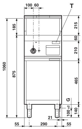 WHIRLPOOL AGB 455/WP - Représentation schématique - 1