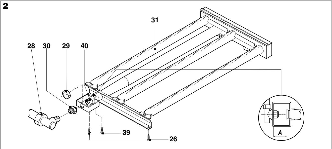 WHIRLPOOL AGB 467/WP - Remplacement de l'injecteur du brûleur de la veilleuse d'allumage (fig. 5) - 1
