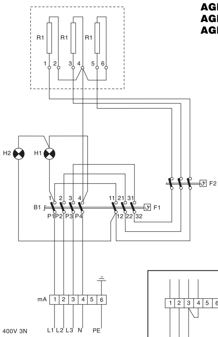 WHIRLPOOL AGB 605/WP - Schémas électriques - 1
