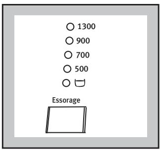 ARTHUR MARTIN XC6 - Choix de la vitesse d'essorage ou de la fonction (Arrêt Cuve Pleine) - 1