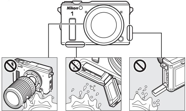 NIKON AW1 - Consignes : étanchéité à l'eau et à la poussière - 2