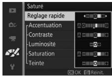 NIKON AW1 - Modifiez le picture control sélectionné. - 1