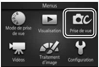 NIKON AW1 - Menu prise de vue - 1