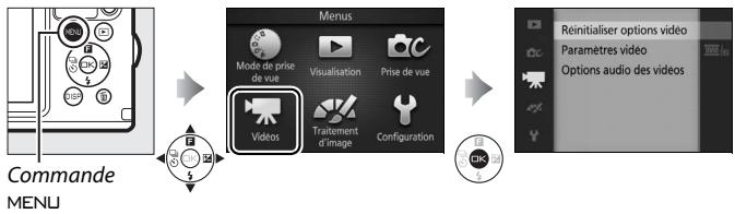 NIKON AW1 - Menu vidéo - 1