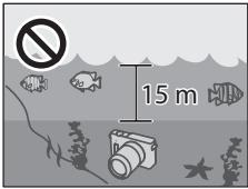 NIKON AW1 - Consignes : étanchéité à l'eau et à la poussière - 1
