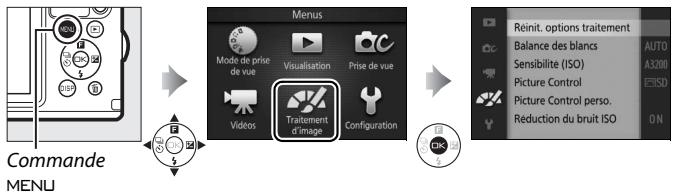 NIKON AW1 - Menu de traitement d'image - 1