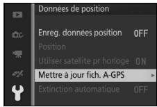 NIKON AW1 - Sélectionnez mettre à jour fich. a-gps. - 2