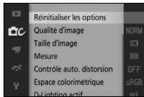 NIKON AW1 - Menu prise de vue - 3