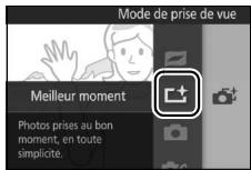 NIKON AW1 - Sélectionnez le mode ^+. - 1