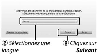 NIKON AW1 - Lancez le programme d'installation. - 2